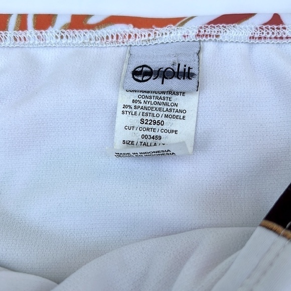 Split Multi color adjustable hipster bikini bottom size medium NWT - Picture 5 of 7